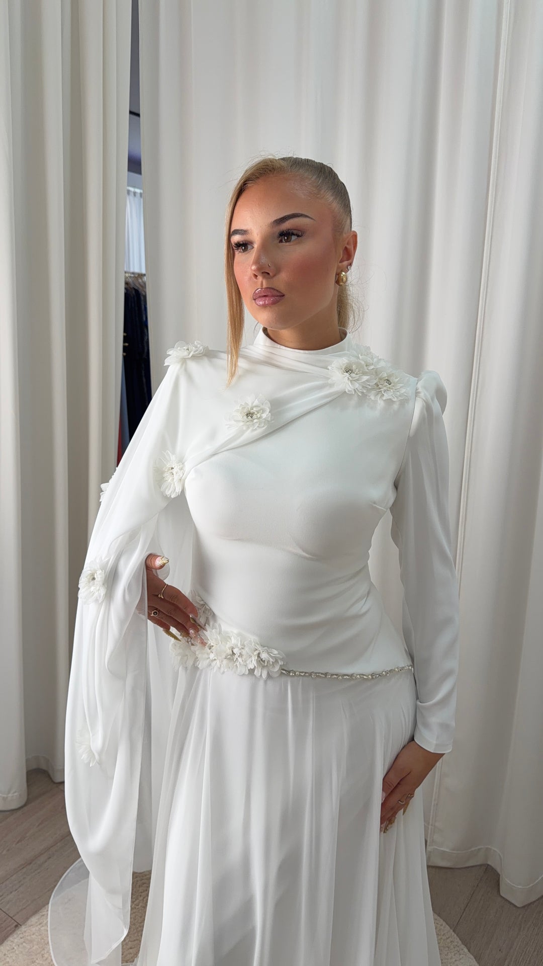 Modest Bloom Dress
