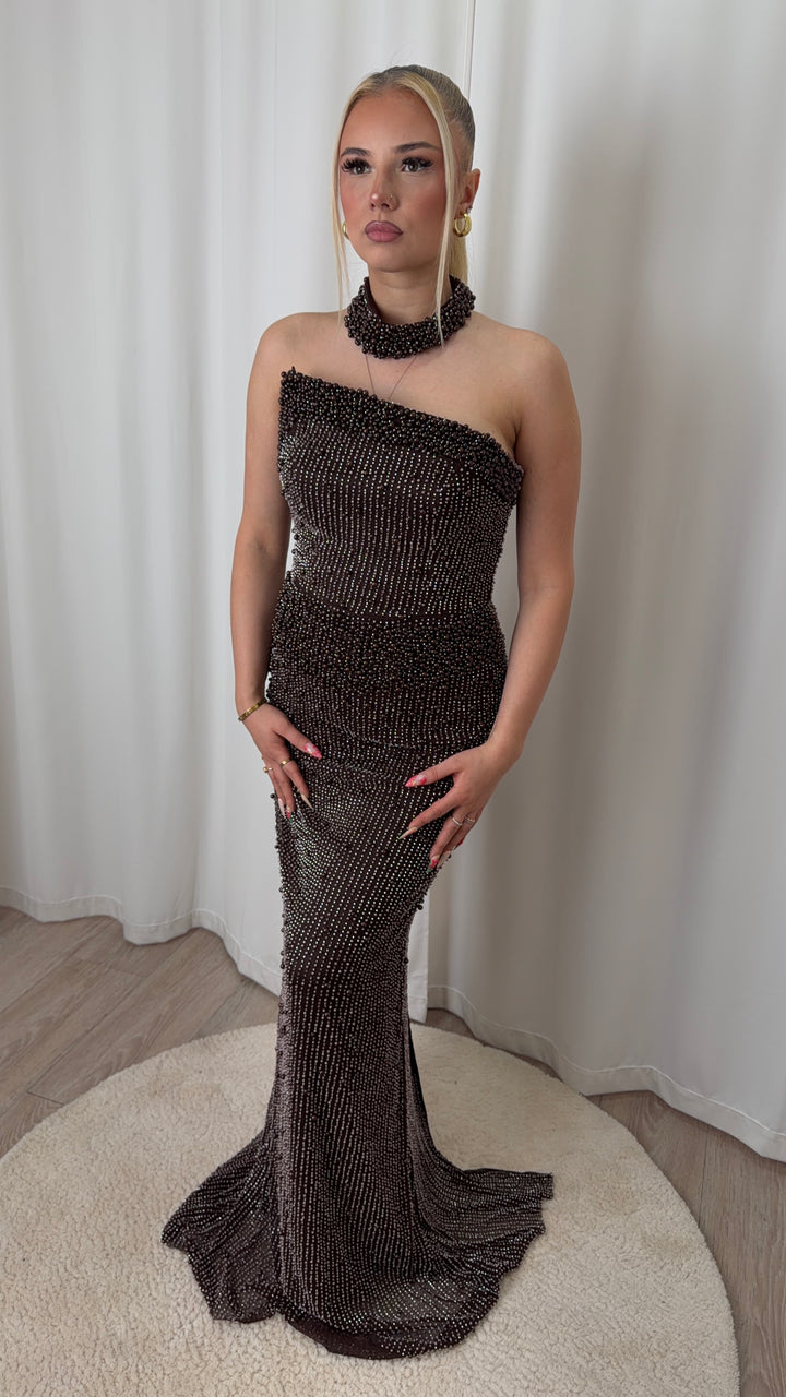 Mocha Royal Gown