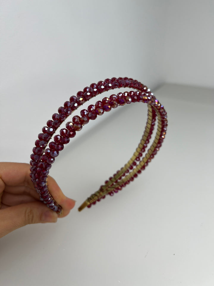 Headband Exclusiv Bordeaux