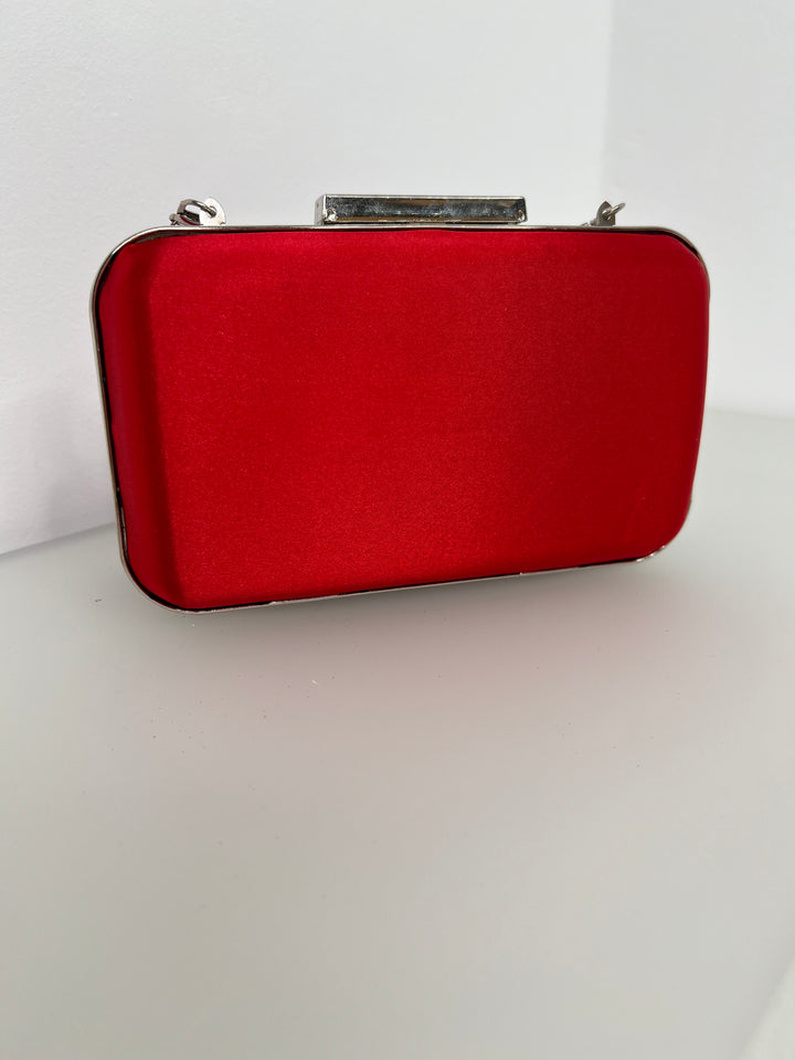 Shine Red Clutch