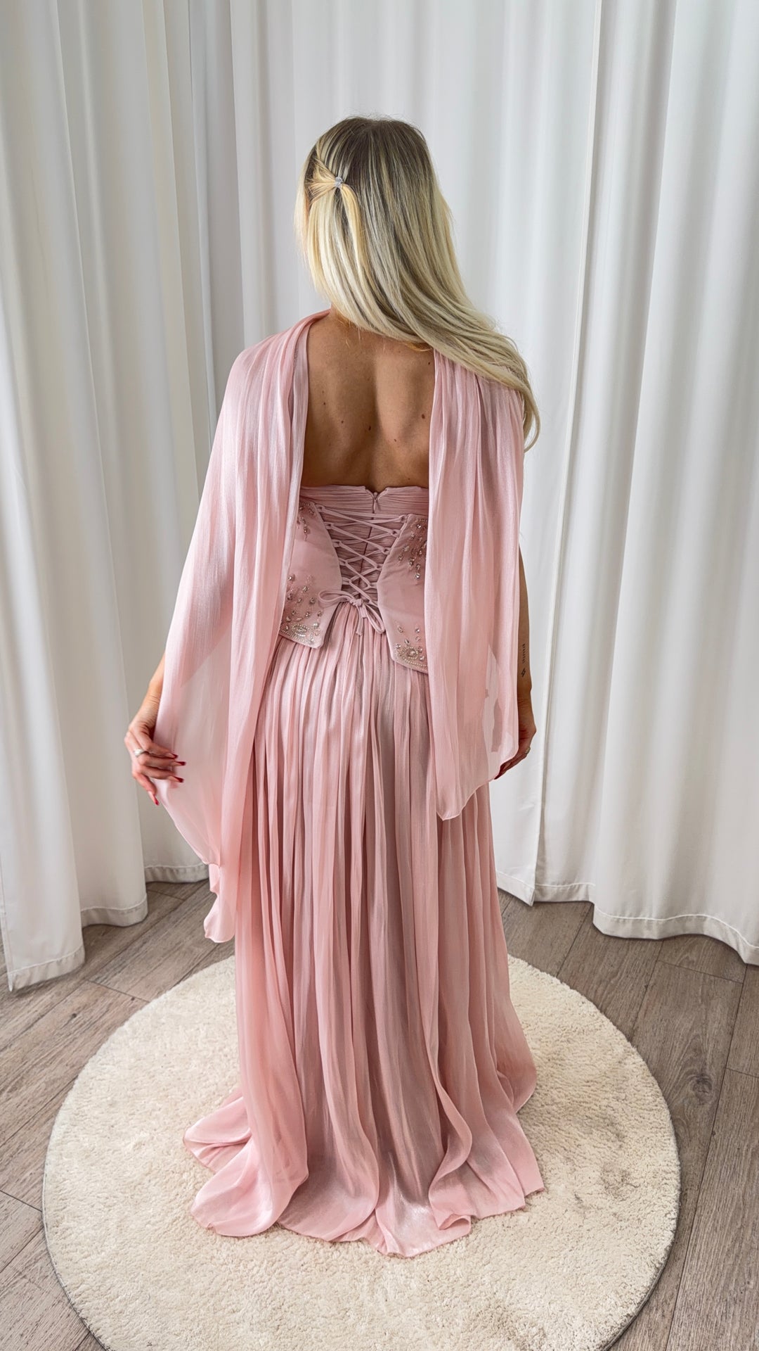 Soft Pink Corsett Dress