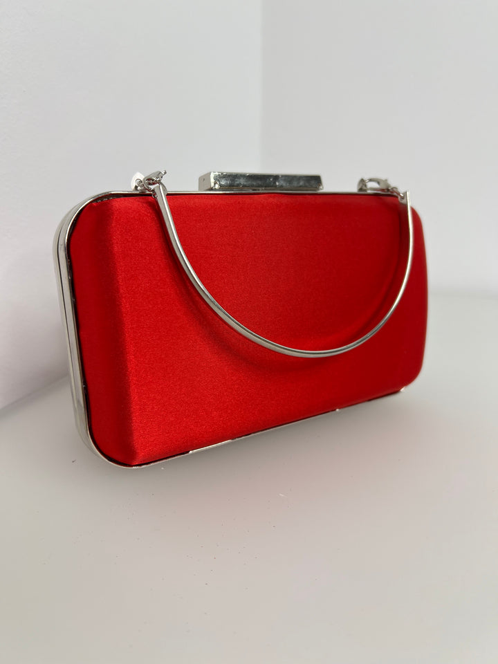 Shine Red Clutch