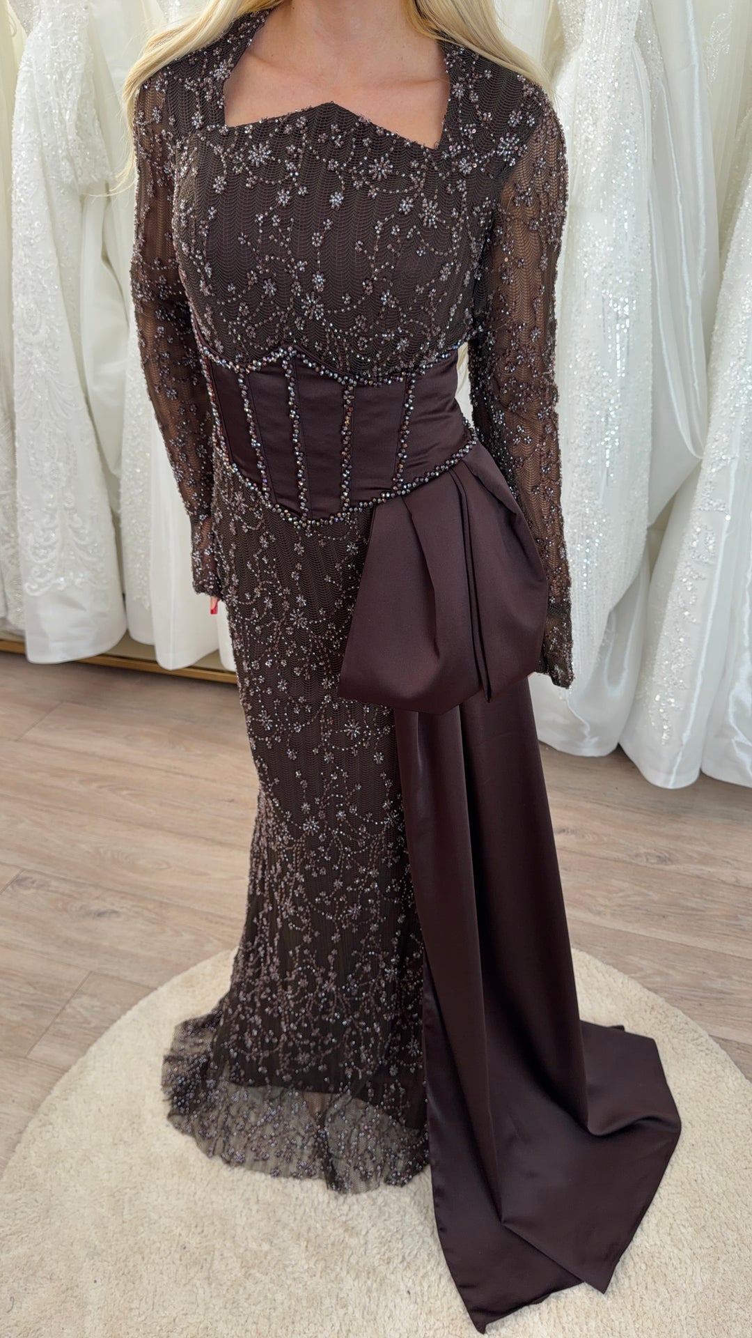 Haute Couture Pearl Dress