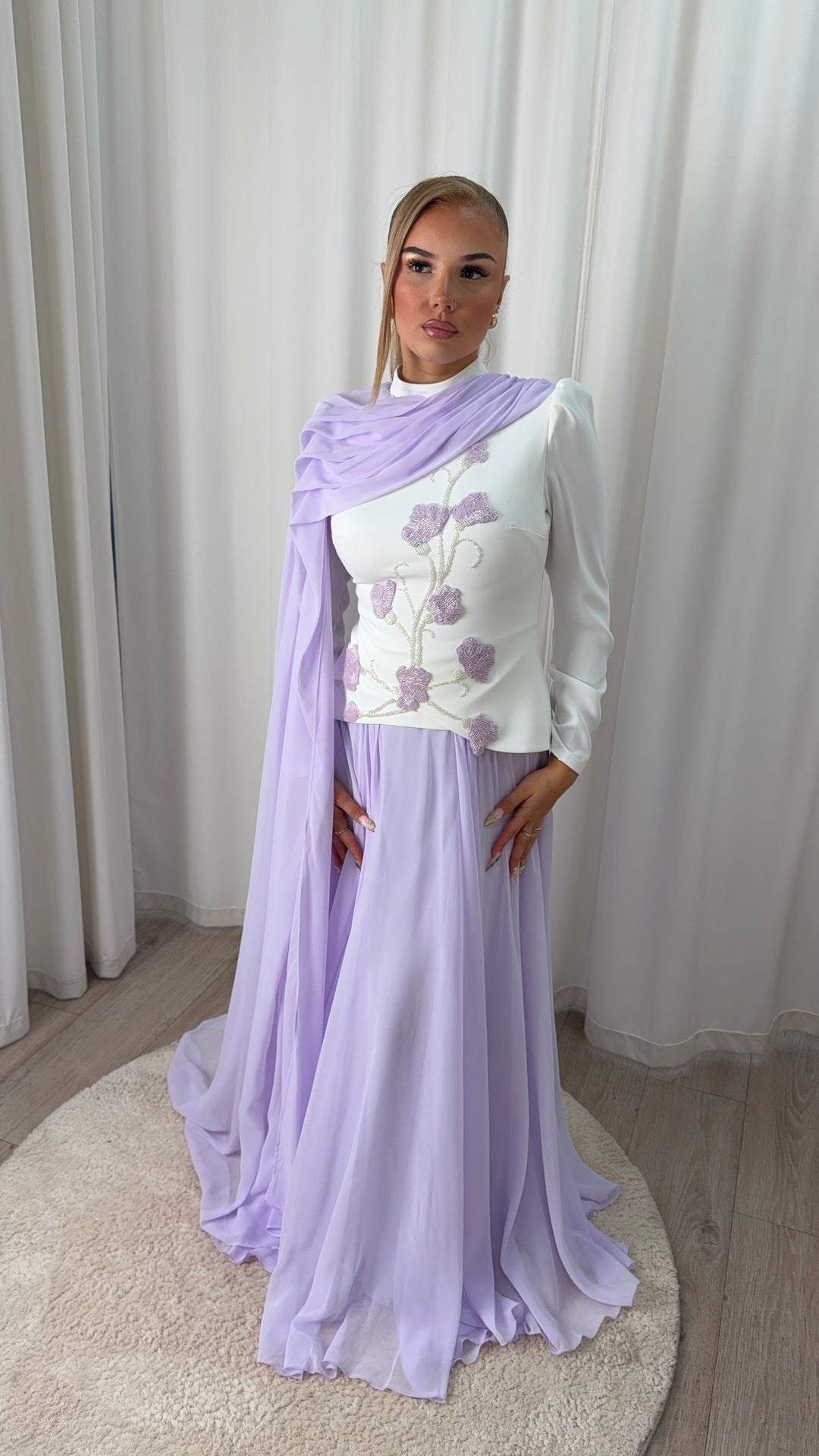 Romantic Modest Gown