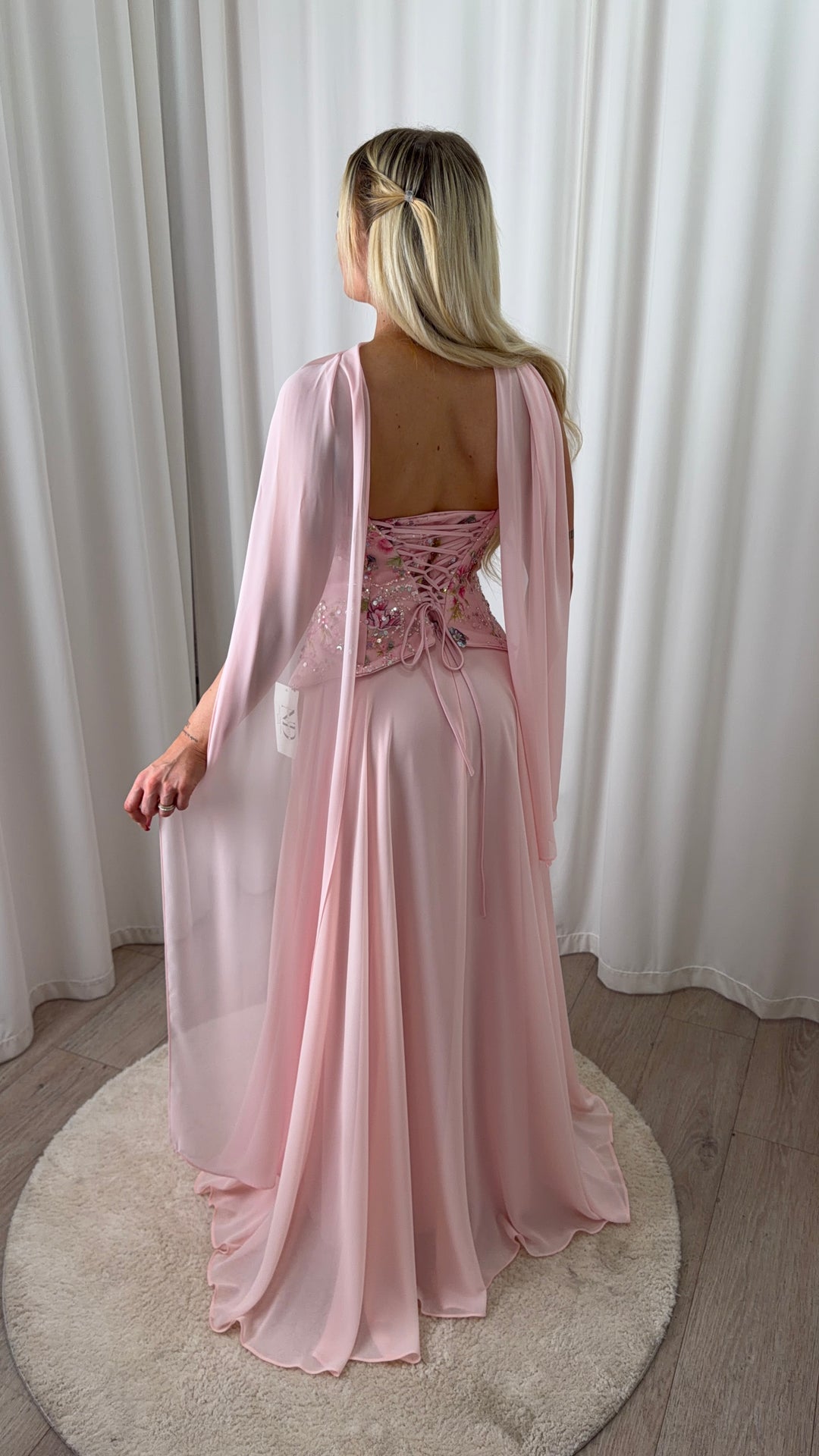 Soft Pink Flower Dress