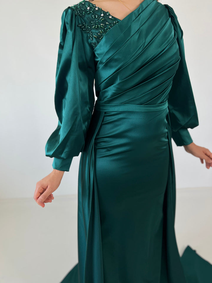 The Hülya Dress Green