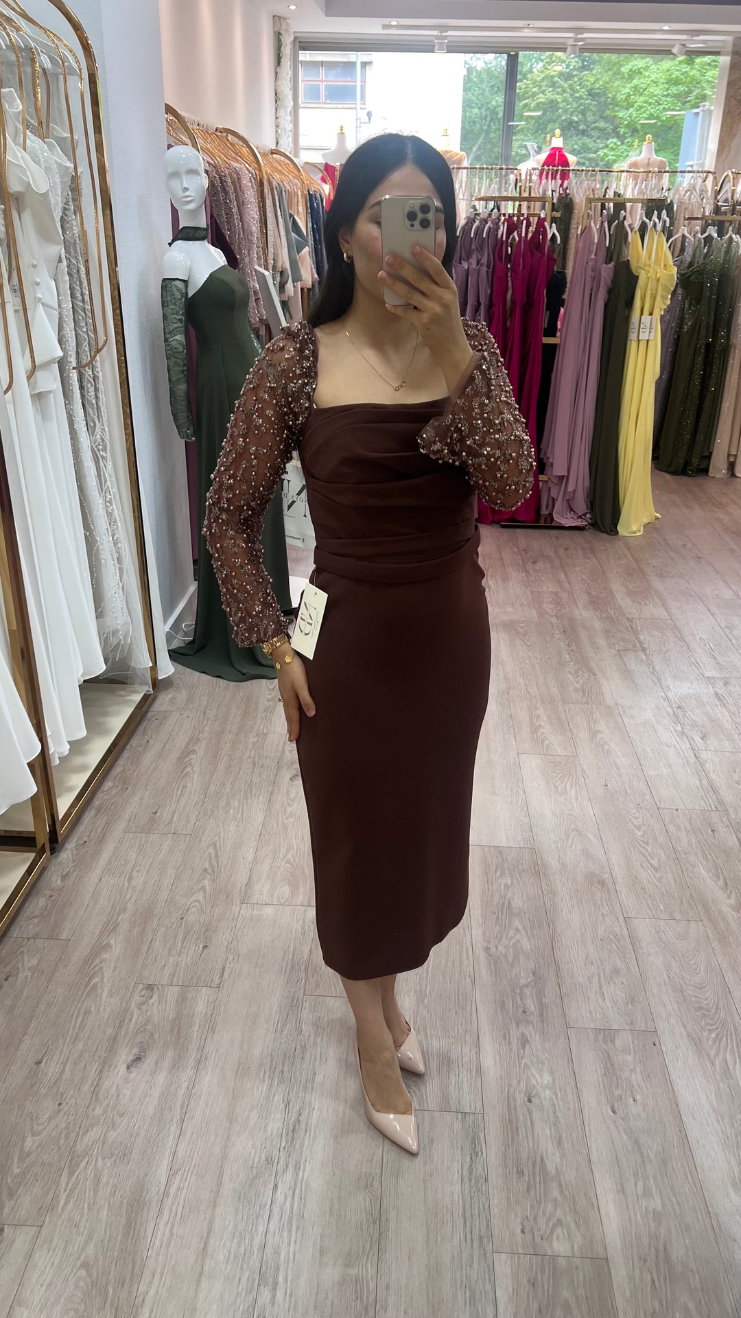 Pearl Midi Dress