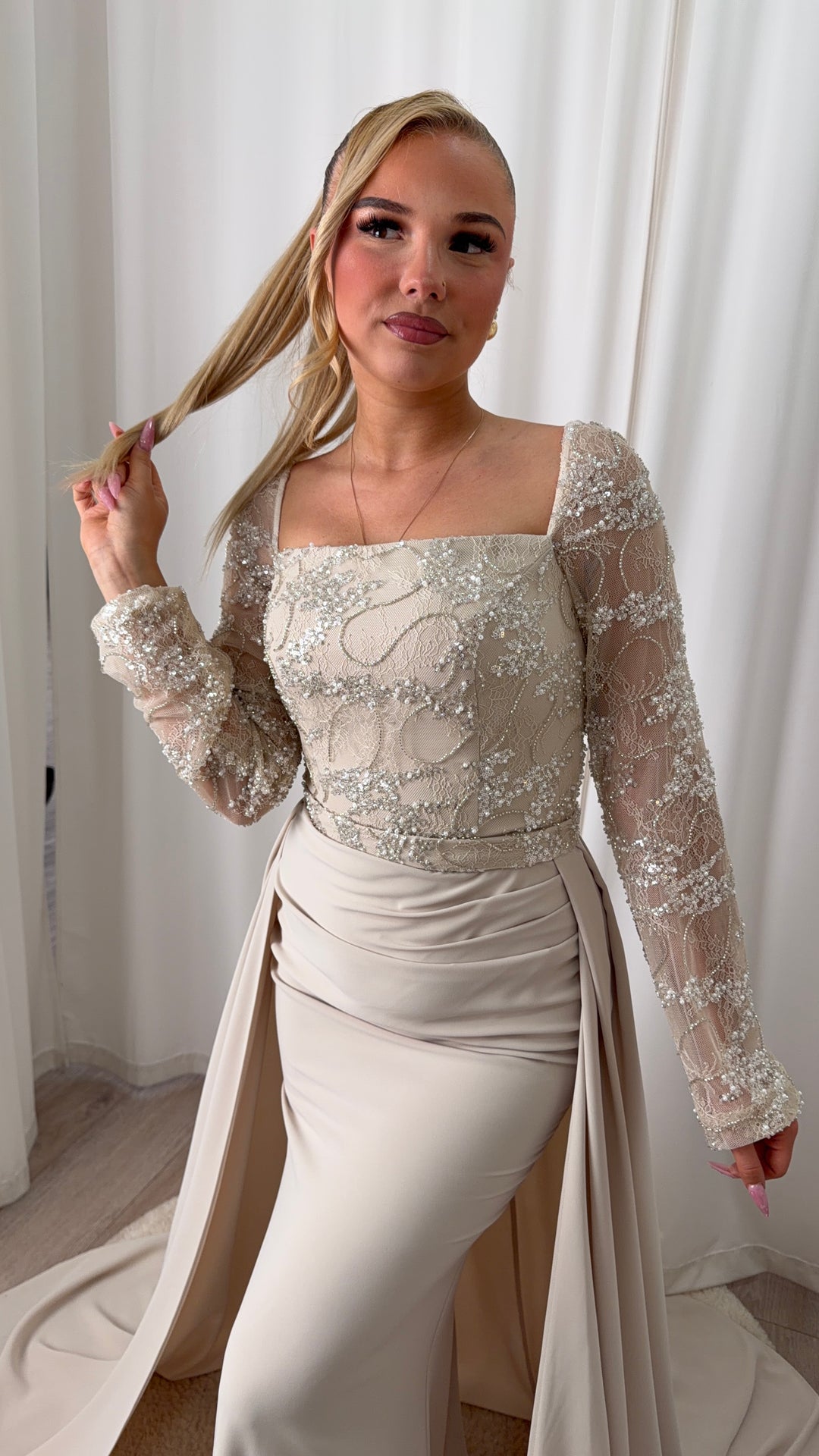 Pearl Lace Dress