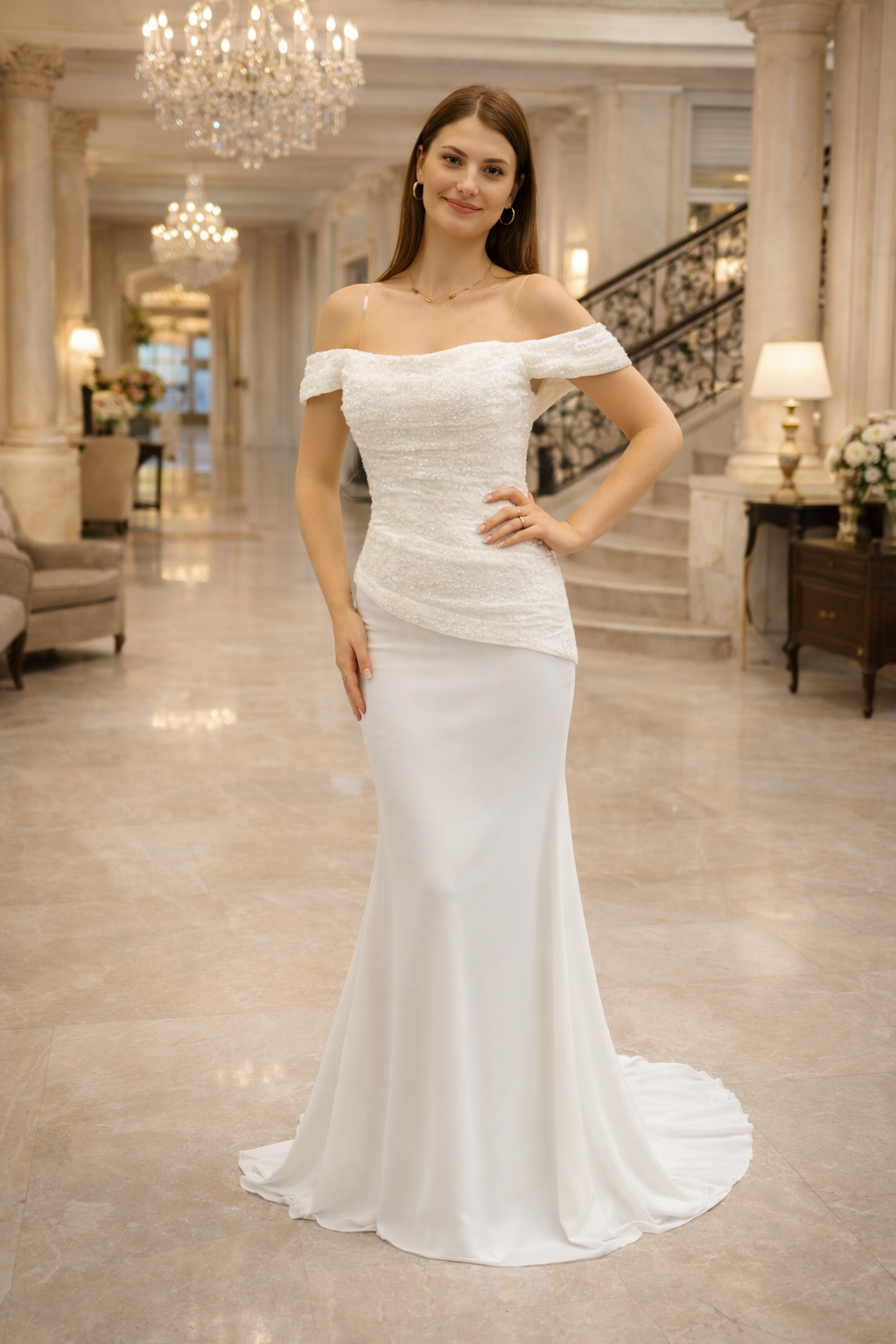 Elira Dress – Weiß