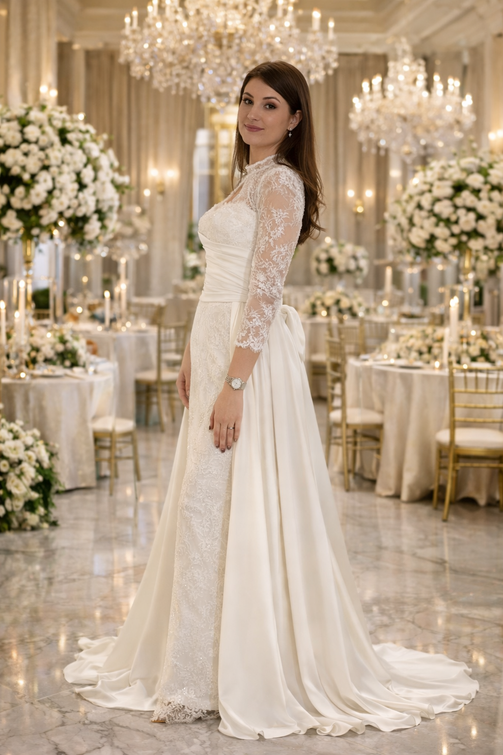 Aurelia Dress – Weiß