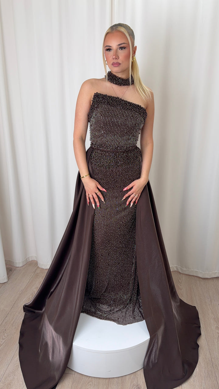 Mocha Royal Gown
