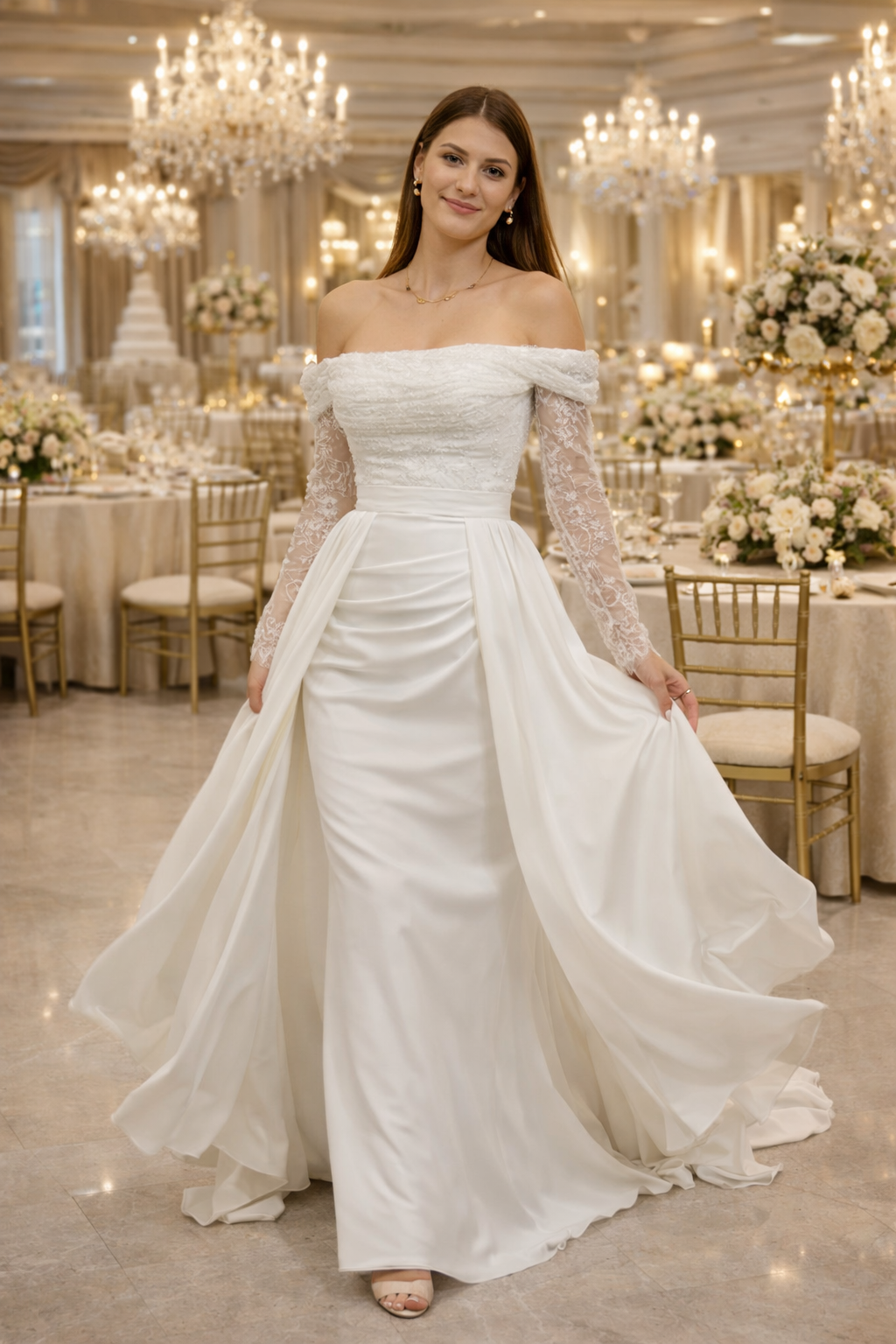 Amara Dress – Weiß