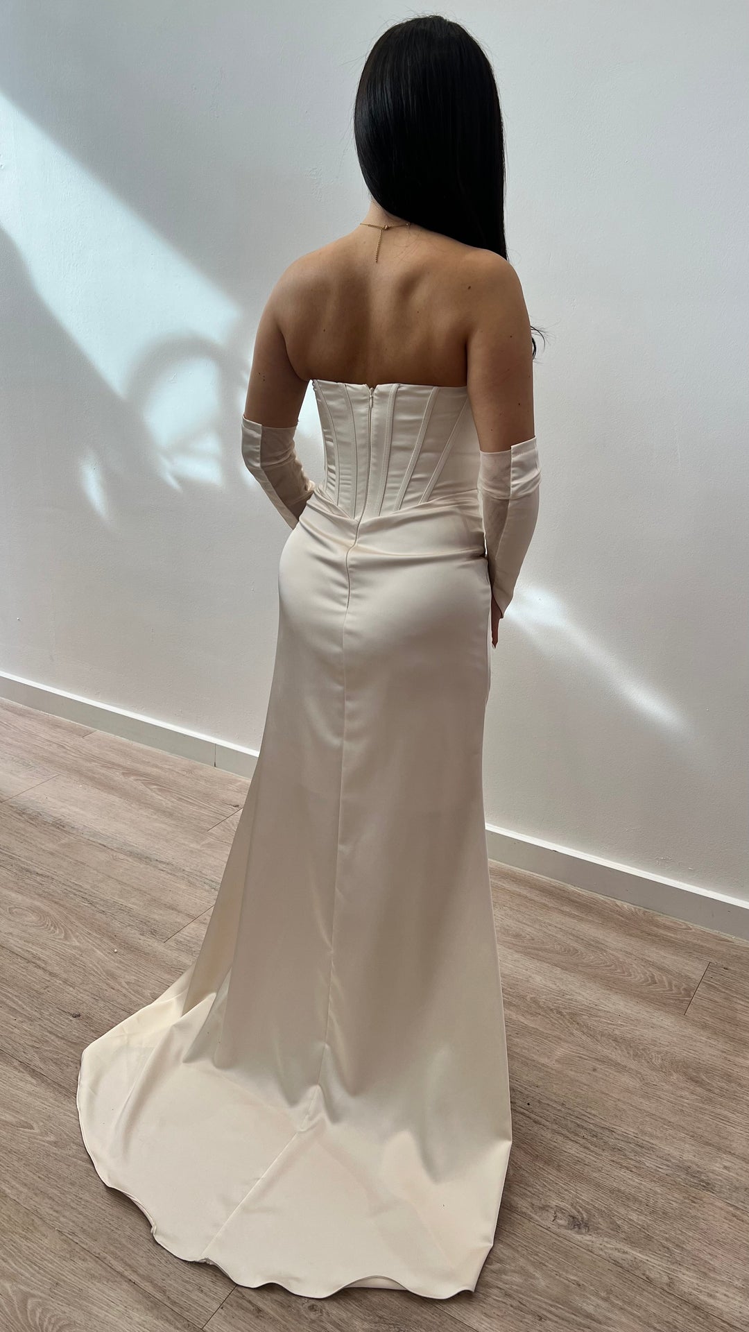 Beige Lady Dress