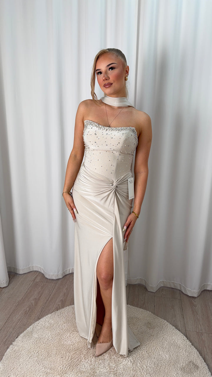 Beige Pearl Elegance