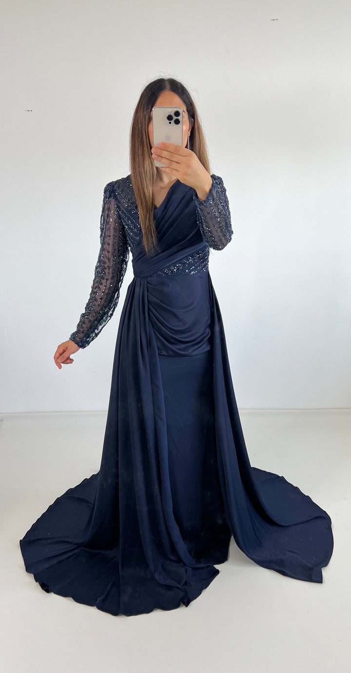 The Sarah Dress Blue