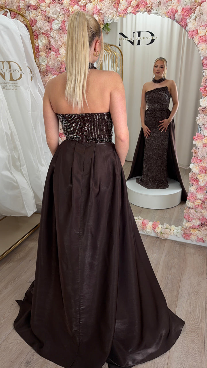 Mocha Royal Gown
