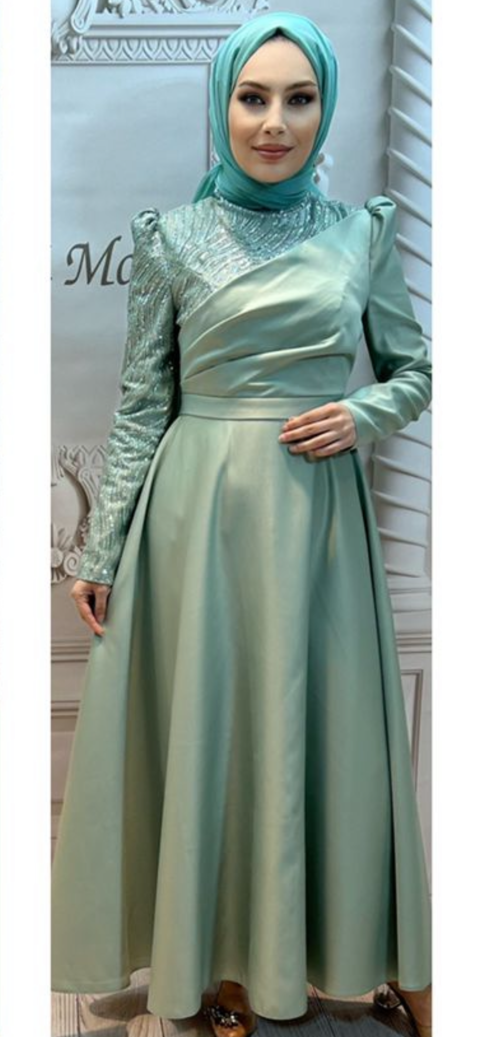 Sibel dress turquoise