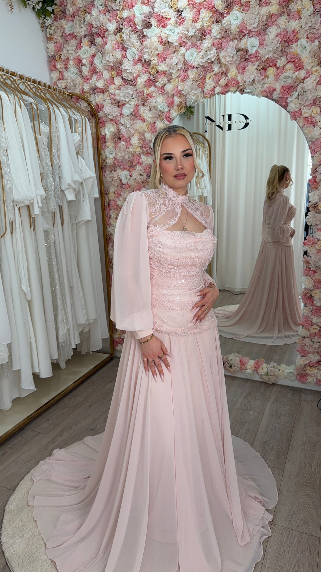 Nora Dress- Rosa