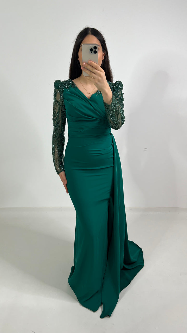 The Semra Dress Green