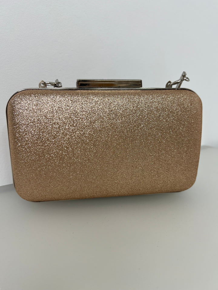 Gold Glitter Clutch