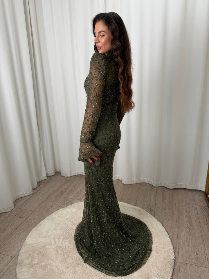 Exclusiv Olive Pearl Gown