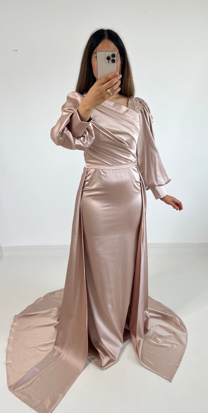 The Hülya Dress Beige