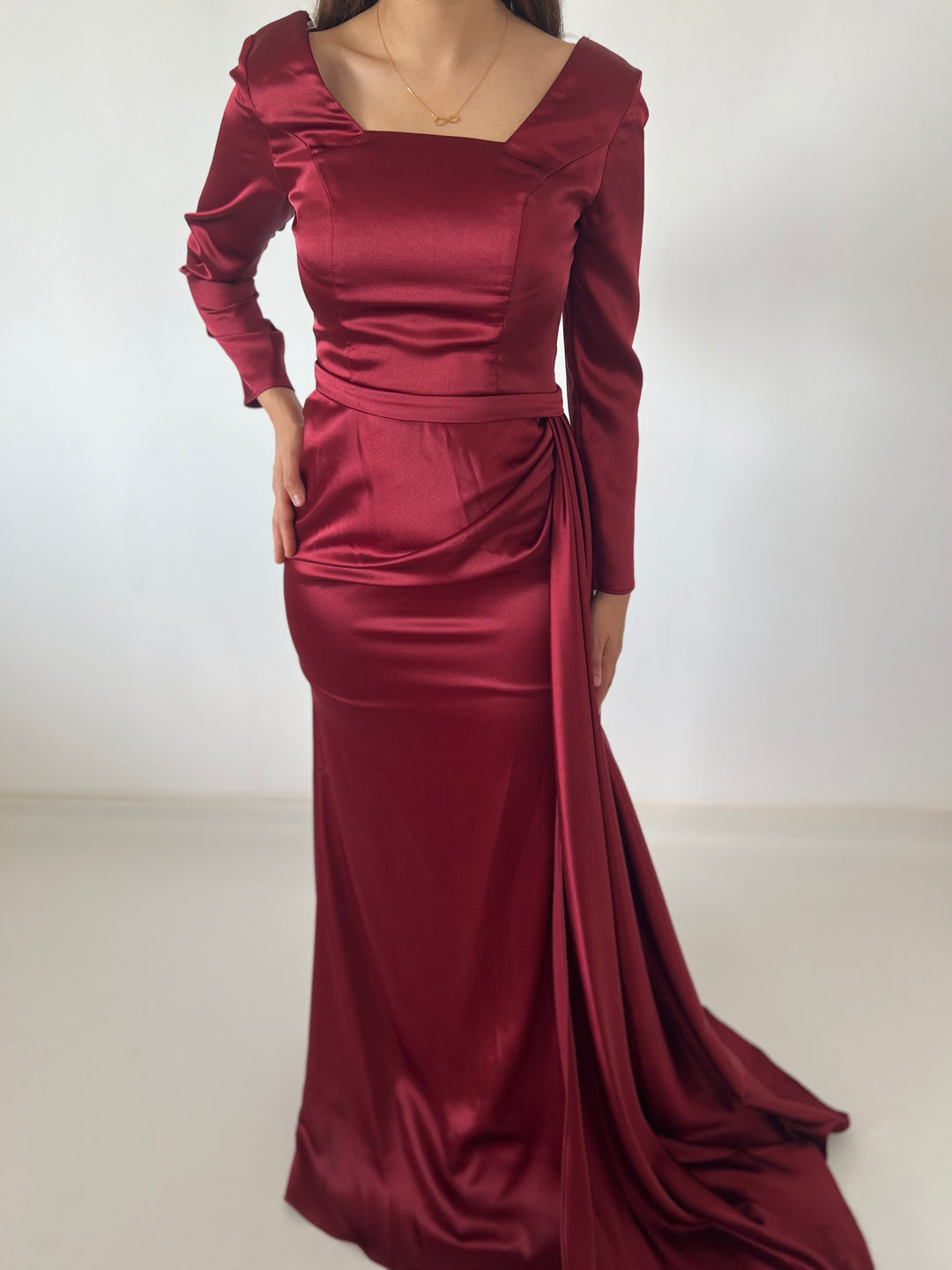 The Jamila Dress Red