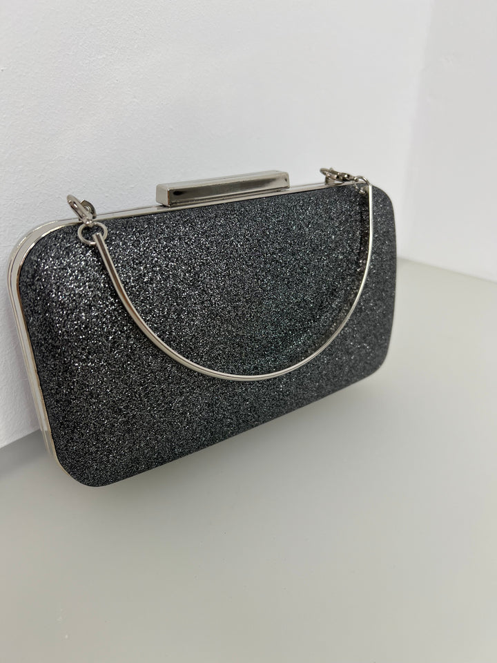 Black Glitter Clutch