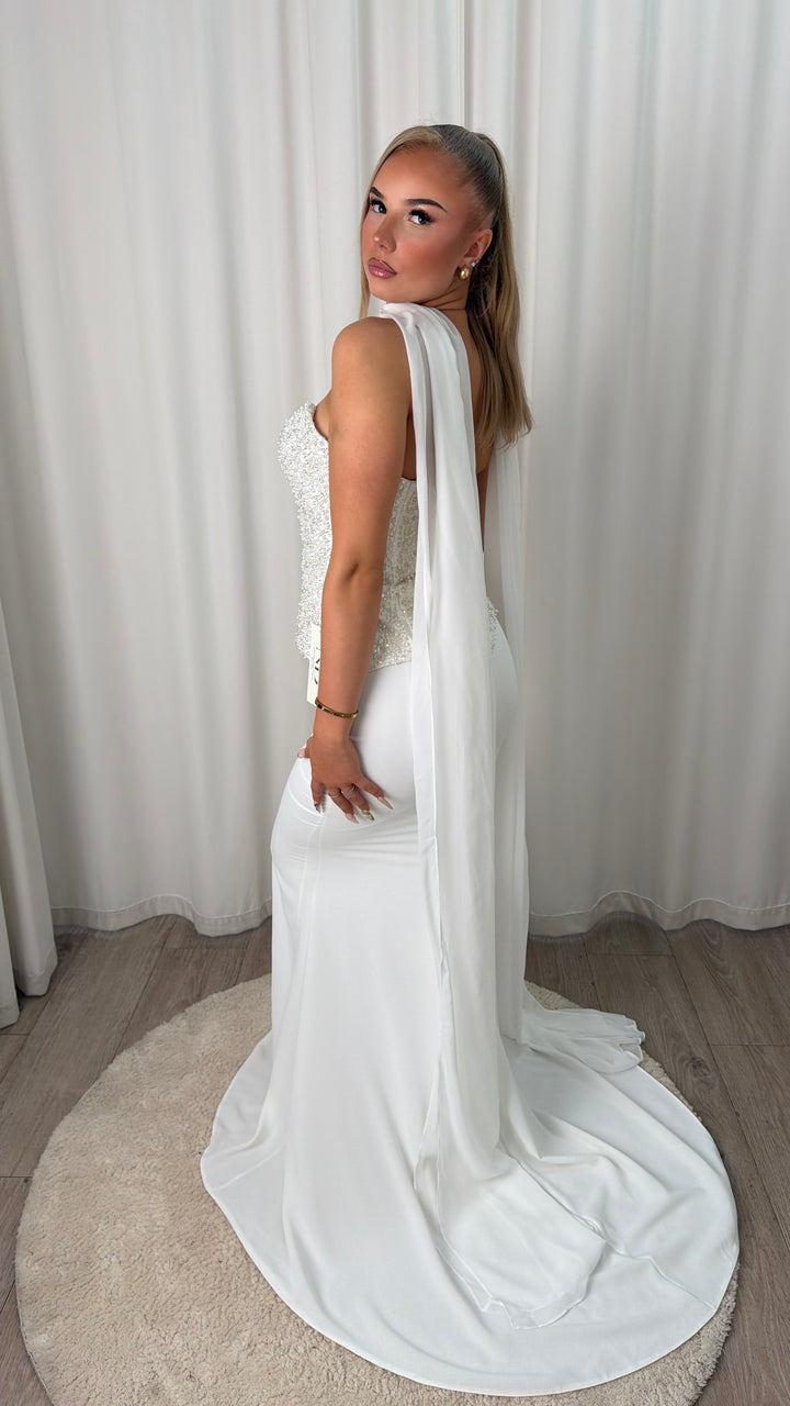 White Pearl Gown