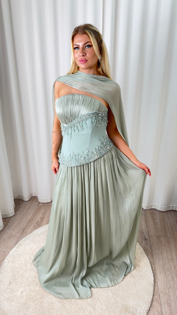 Mint Corsett Dress
