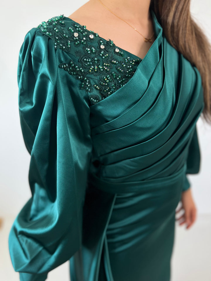 The Hülya Dress Green