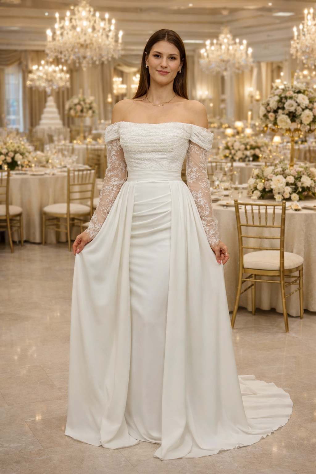 Amara Dress – Weiß