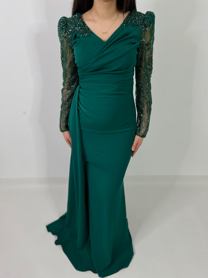 The Semra Dress Green