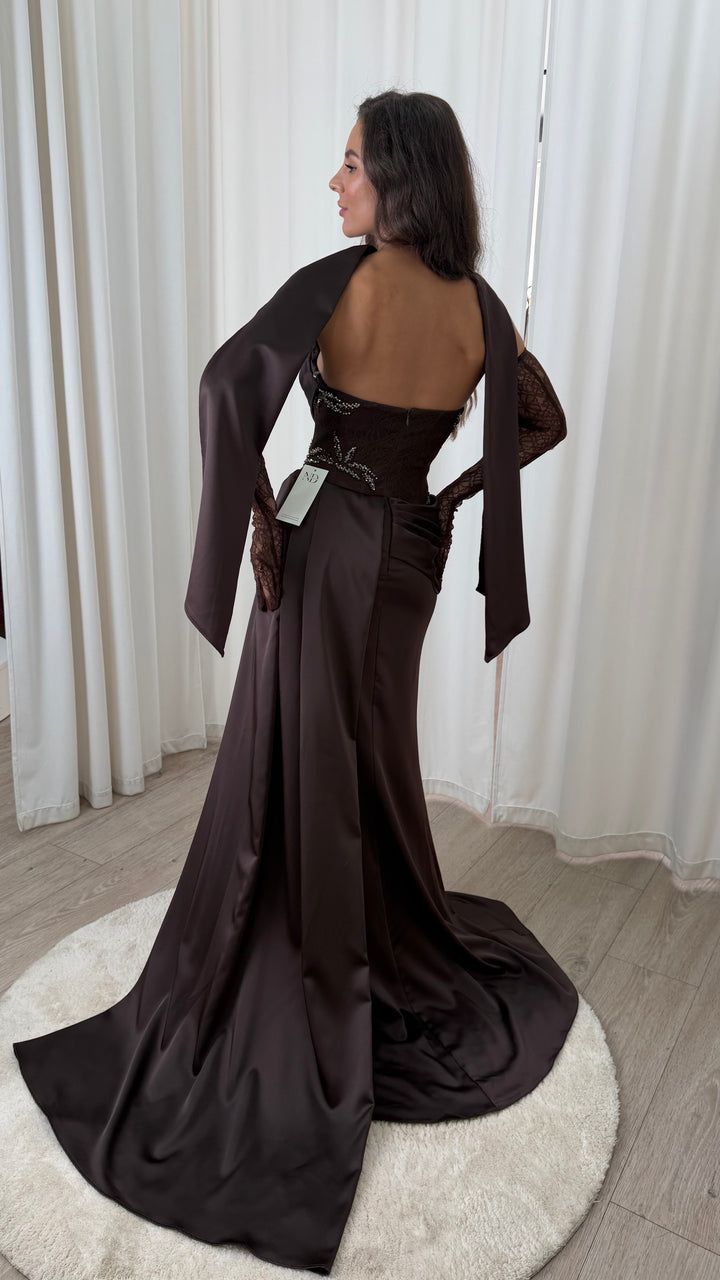 Satin Flower Dress
